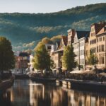 Historic buildings in Paris Ontario showcasing architecture and streets